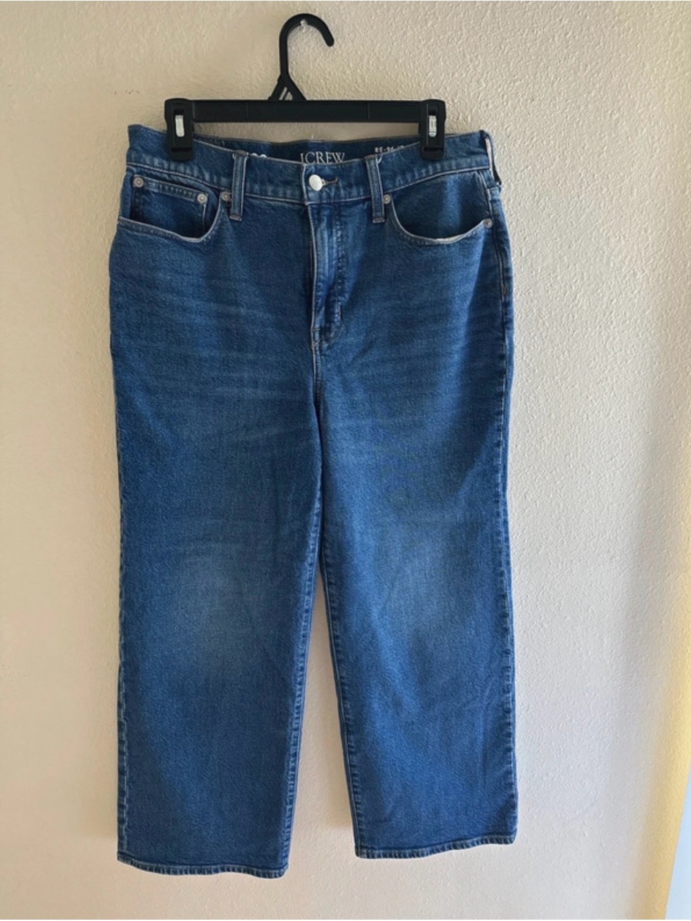 J. Crew Women’s Straight-Leg Jeans in Medium Blue